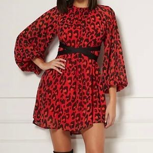 Leopard-Print Dress - Eva Mendes Collection